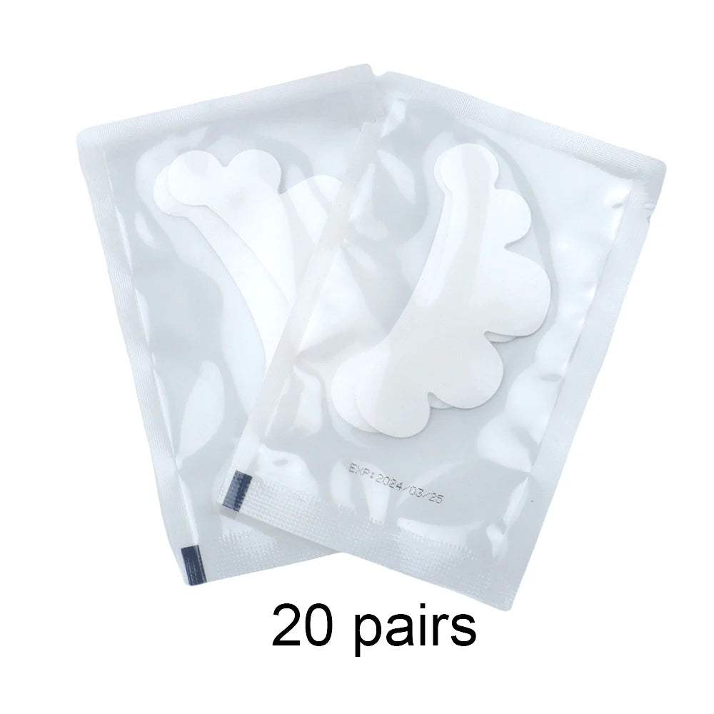 20/50Pairs Lash Extension Eye Stickers Hydrogel Patches Grafting Eyelashe Under Eye Pads Eyelashes Extension Lashes Tools Makeup Quick Pick Grocers